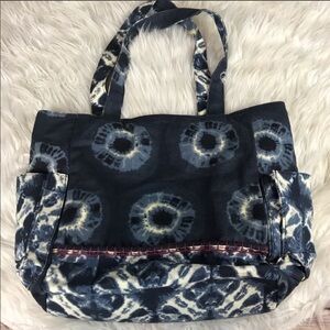 Heidi Dobrott tie dyed tote bag
